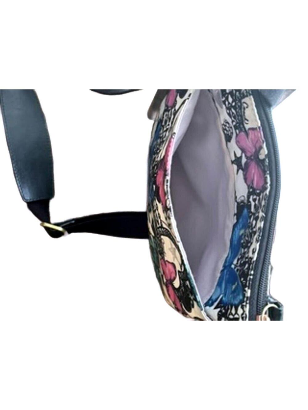 Rare Coach Limited Edition Poppy Butterfly Crossbody Bag Small Swingpack Y2k - Picture 6 of 7